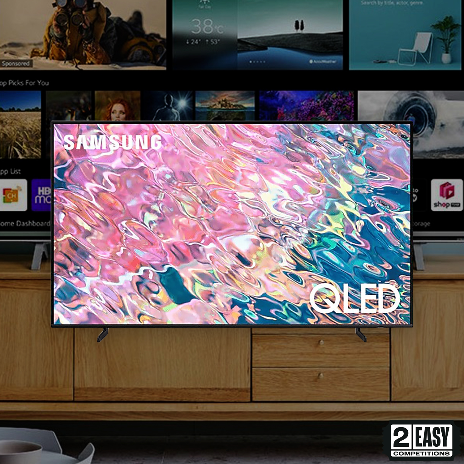 Samsung smart TV front view